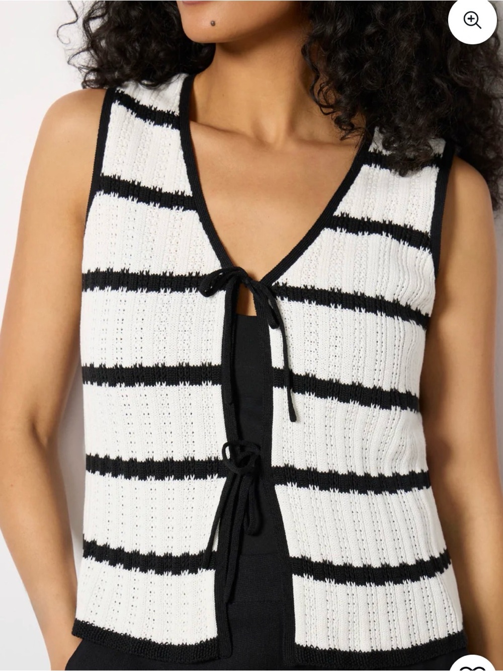 Evereve Lou Tie Tank/Vest